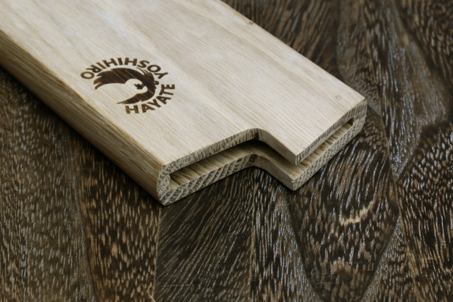Yoshihiro Magnetic Oak Wood Saya Cover Blade Protector for Gyuto
