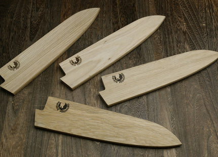 Yoshihiro Magnetic Oak Wood Saya Cover Blade Protector for Gyuto