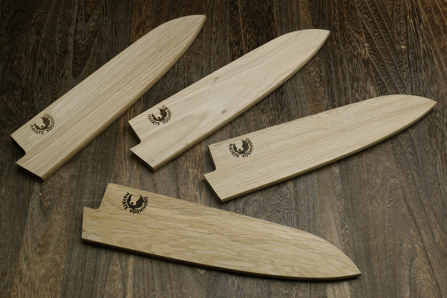 Yoshihiro Magnetic Oak Wood Saya Cover Blade Protector for Gyuto