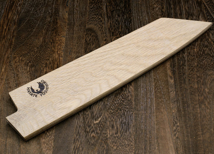 Yoshihiro Magnetic Oak Blade Protector Saya Cover for Double-Edged Kiritsuke