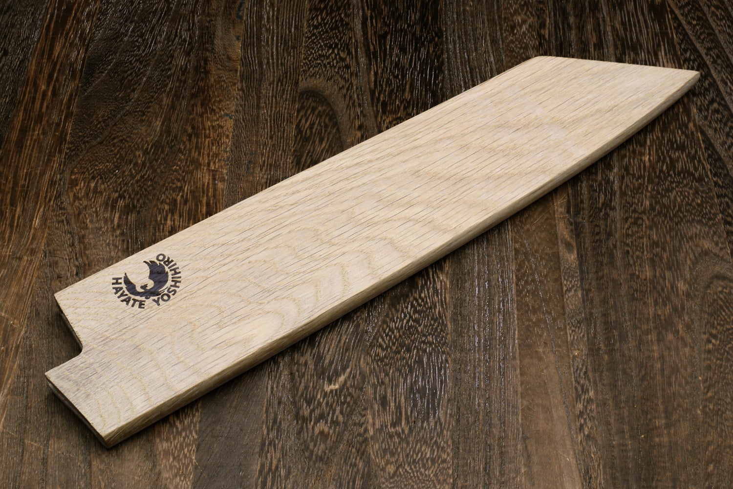 Yoshihiro Magnetic Oak Blade Protector Saya Cover for Double-Edged Kiritsuke