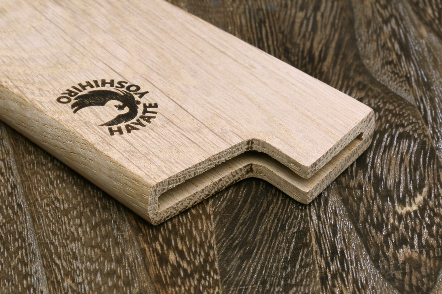 Yoshihiro Magnetic Oak Blade Protector Saya Cover for Double-Edged Kiritsuke