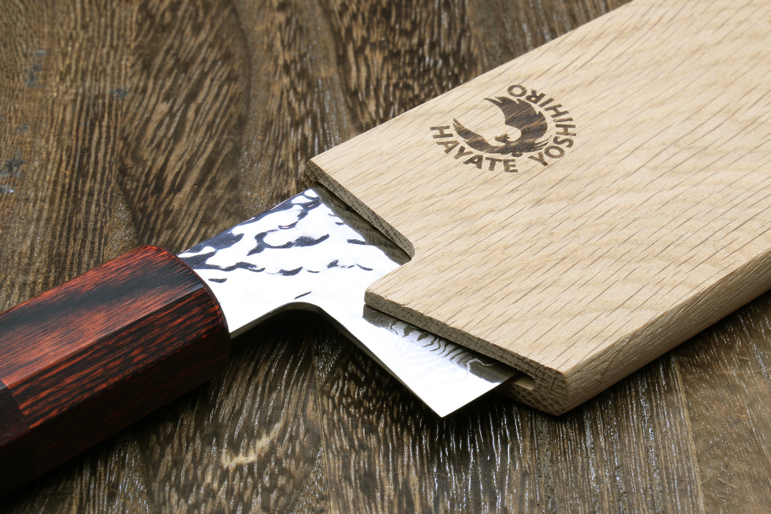 Yoshihiro Magnetic Oak Wood Saya Cover Blade Protector for Nakiri