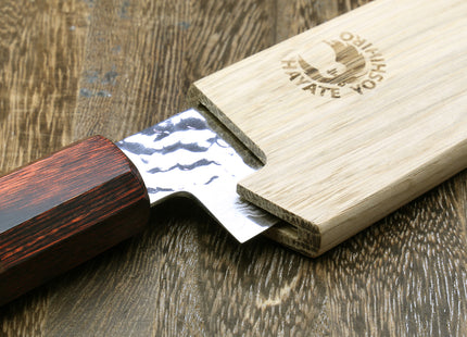 Yoshihiro Magnetic Oak Wood Saya Cover Blade Protector for Sujihiki Slicer