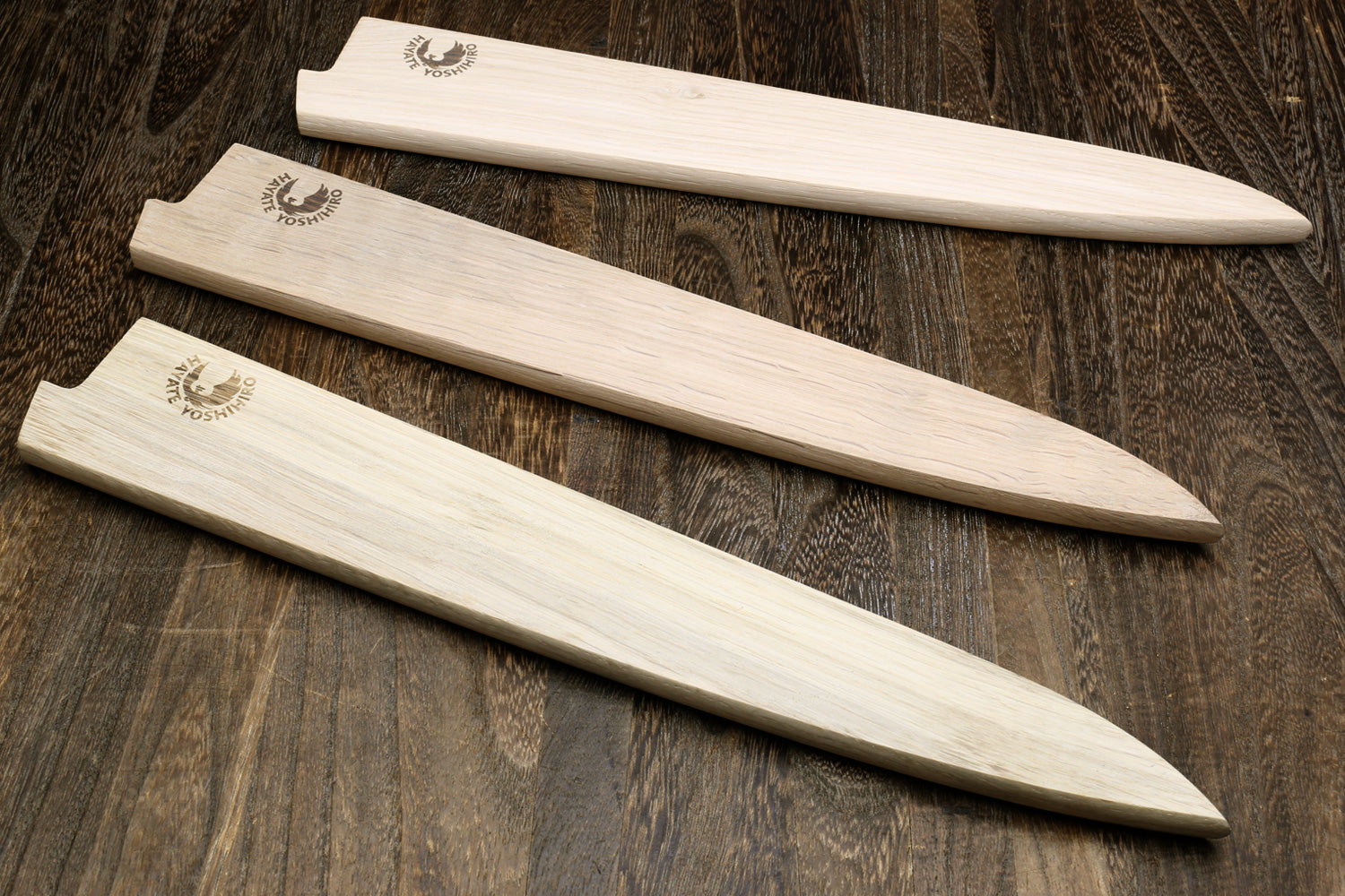 Yoshihiro Magnetic Oak Wood Saya Cover Blade Protector for Sujihiki Slicer