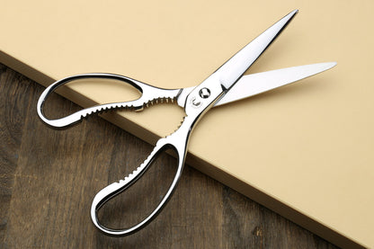 Yoshihiro All Stainless Steel Japanese Kitchen Shears / Scissors (Large Size)