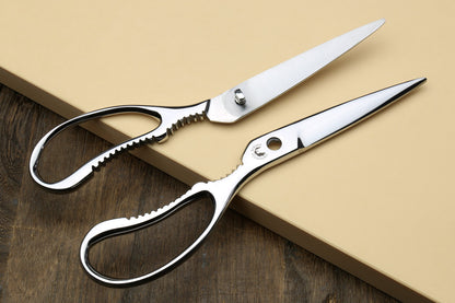 Yoshihiro All Stainless Steel Japanese Kitchen Shears / Scissors (Large Size)