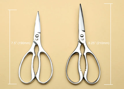 Yoshihiro All Stainless Steel Japanese Kitchen Shears / Scissors (Regular)