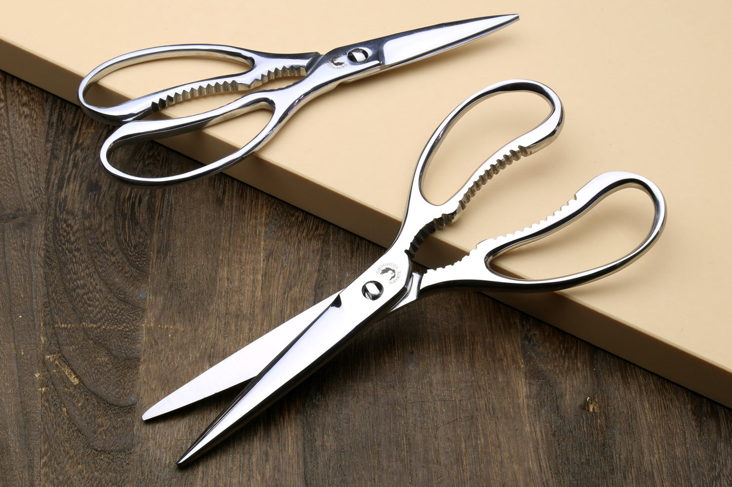 Yoshihiro All Stainless Steel Japanese Kitchen Shears / Scissors (Large Size)