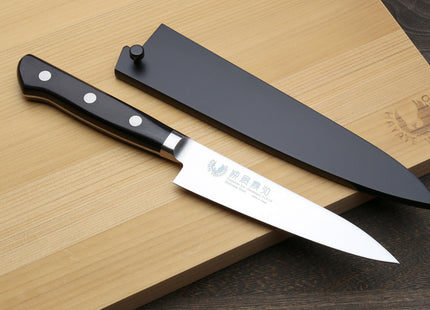 Yoshihiro Inox Stain-resistant Aus-10 Steel Ice Hardened Petty Utility Prep Chef knife