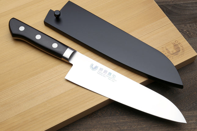 Yoshihiro Inox Stain-resistant Aus-10 Steel Ice Hardened Santoku