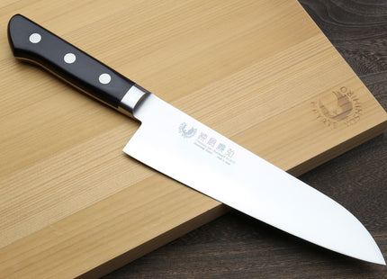 Yoshihiro Inox Stain-resistant Aus-10 Steel Ice Hardened Santoku