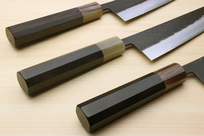 Yoshihiro Kurouchi Stainless Clad Nashiji High Performance SLD Kiritsuke Multipurpose Knife