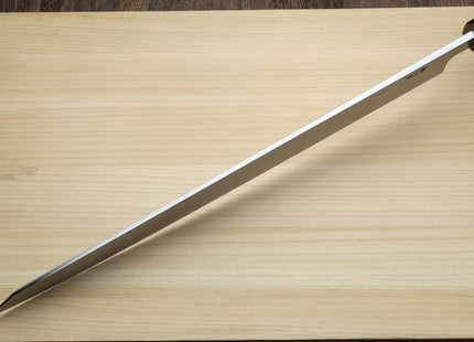 Yoshihiro Hayate Suminagashi Blue Steel #1 Yanagi Kiritsuke Sushi Sashimi Japanese Knife Ebony Handle