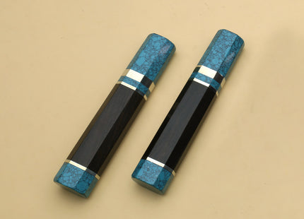 Yoshihiro Turquoise Blue Handle for Sujihiki Slicer Knife