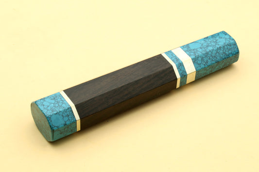 Yoshihiro Turquoise Blue Handle for Sujihiki Slicer Knife