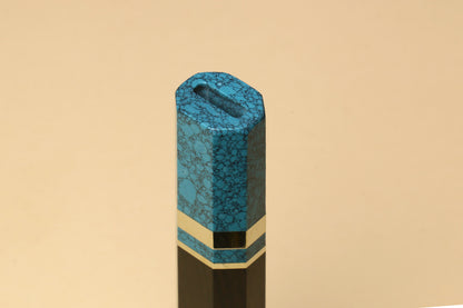 Yoshihiro Turquoise Blue Handle for Sujihiki Slicer Knife