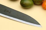 Yoshihiro Kurouchi High Carbon White Steel #2 Petty Utility Japanese Knife with Camphor Handle