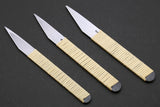 Yoshihiro High Carbon White Steel #2 Kiridashi Utility Knife 1pc