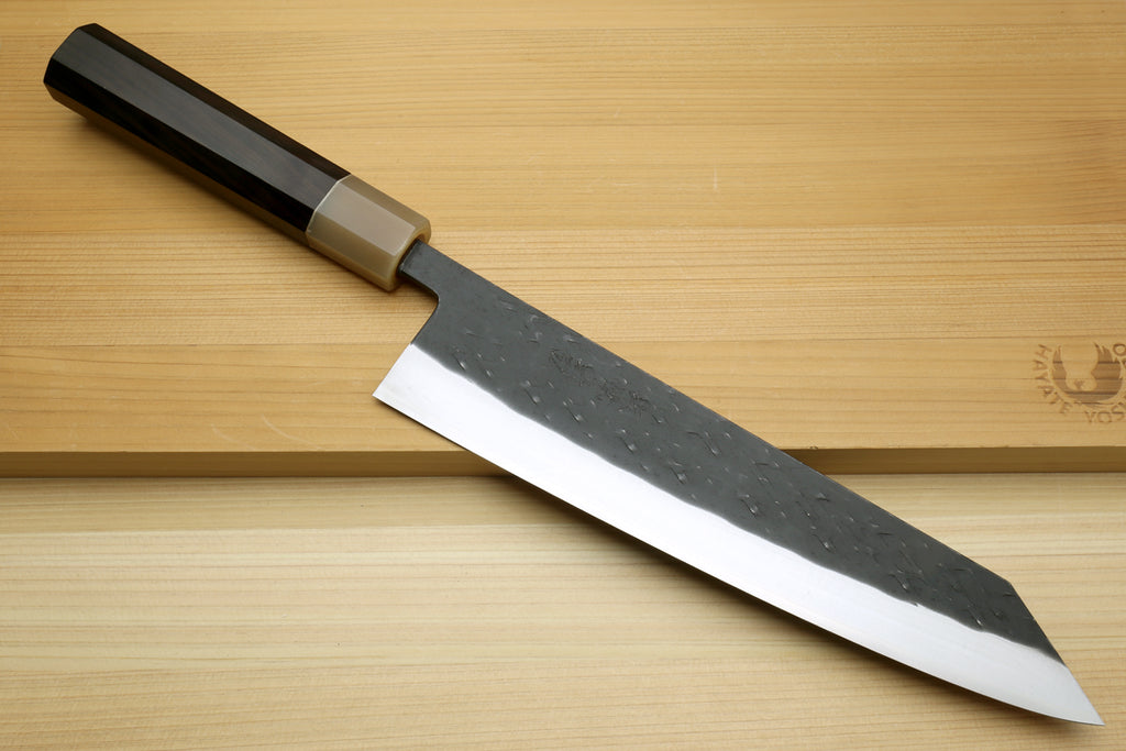 Yoshihiro Kurouchi Stainless Clad Nashiji High Performance SLD Kiritsuke Multipurpose Knife