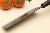 Yoshihiro Kurouchi Black-Forged Blue Steel Stainless Clad Nakiri Japanese Vegetable Knife (Rosewood Handle)