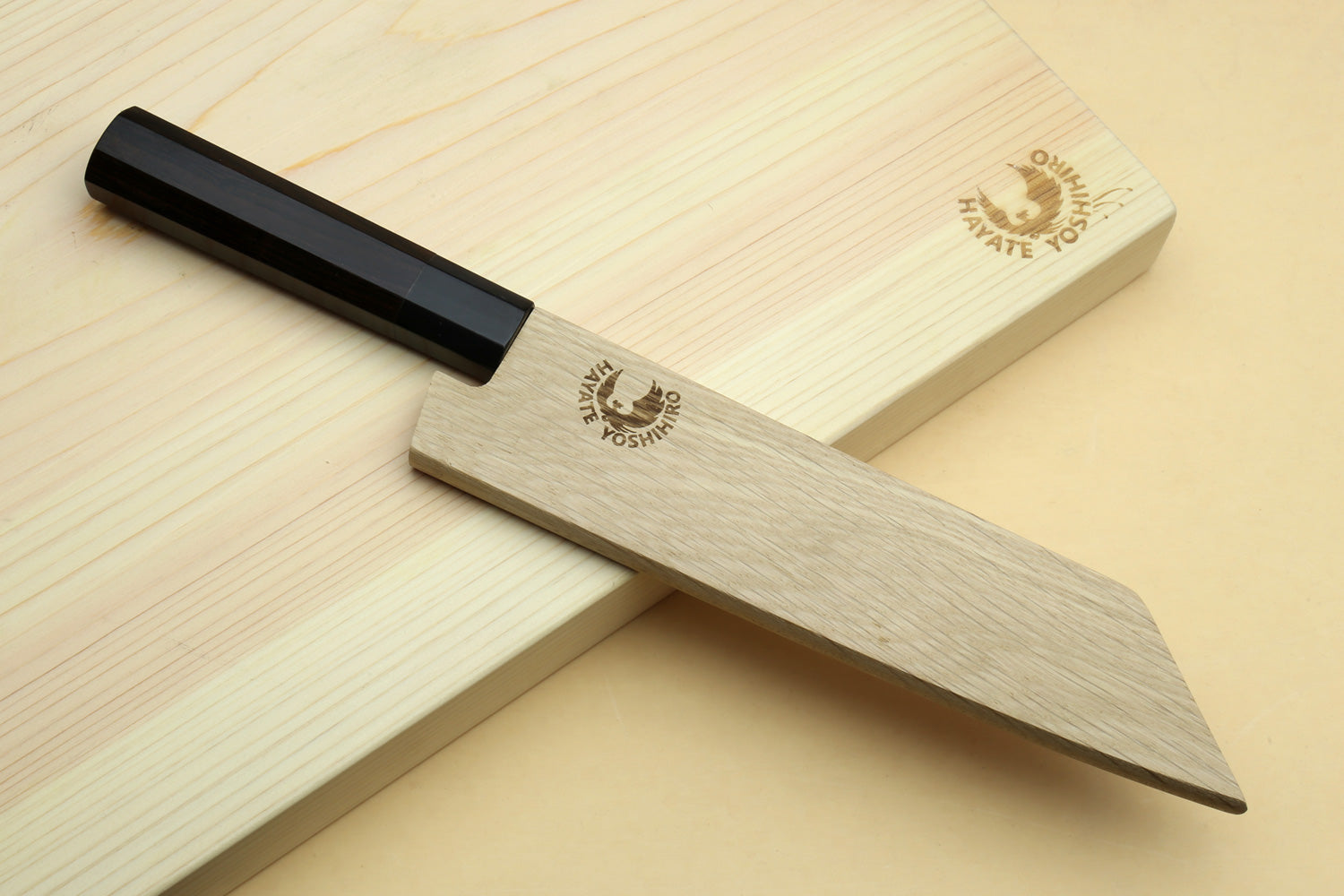 Yoshihiro Kurouchi Black-Forged Blue Steel Stainless Clad Petty-Kiritsuke Utility Knife (Ebony Handle)