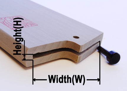 Yoshihiro Natural Magnolia Wood Saya Cover Blade Protector for Nakiri