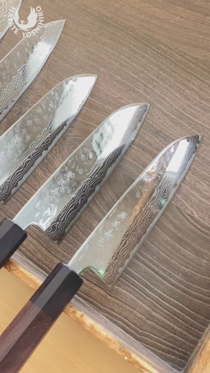 sydhiro様 Yoshihiro 440C Stainless Steel 16 Layers Hammered Damascus