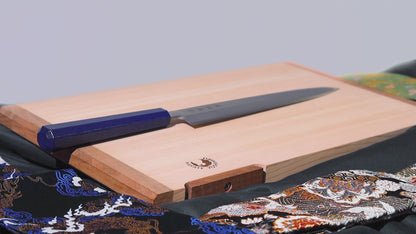 Yoshihiro Inox Stainless Steel Yanagi Sushi Sashimi Japanese Knife with Saya Cover - Handle Type A