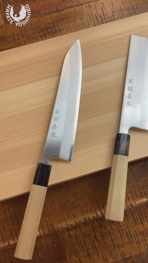 Yoshihiro White Steel #1 Santoku Knife – Yoshihiro Cutlery