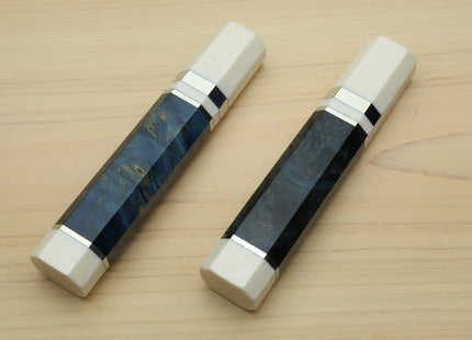 Yoshihiro Ocean Blue Handle with Ivory White Bolster for Gyuto Chef Knife