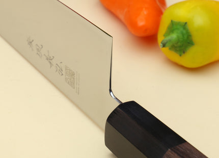 Yoshihiro AUS10 Ice Hardened Stainless Steel Gyuto Japanese Chef Knife Shitan Rosewood Handle
