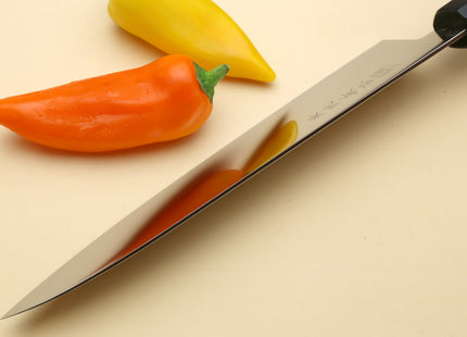Yoshihiro AUS10 Ice Hardened Stainless Steel Gyuto Japanese Chef Knife Shitan Rosewood Handle