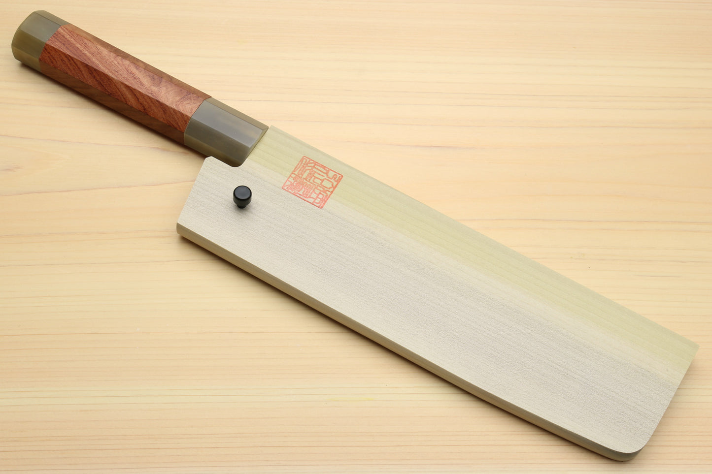 Yoshihiro Black-Forged High Performance SLD Damascus Steel Masashi Nakiri Vegetable knife Ironwood Handle