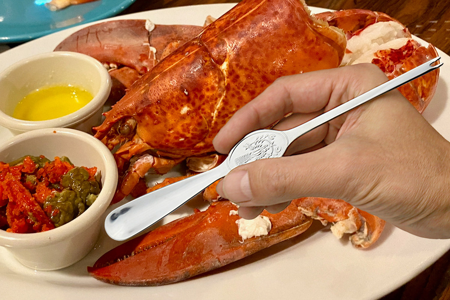 Yoshihiro Crab & Lobster Spoon 7.75"
