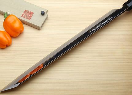 Yoshihiro Ginsan Mirror Polished Stain Resistant Steel Yanagi Kiritsuke Sushi Sashimi Japanese Knife