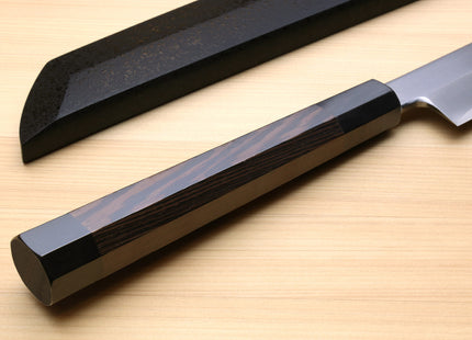 Yoshihiro Ginsan Stain Resistant Steel Maguro Bocho Tuna Knife (Sakimaru Takobiki Style) *Blade Length 390mm 15"