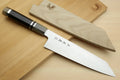 Yoshihiro HAP40 High Speed Stainless Steel Kiritsuke Multipurpose Chefs Knife Triple Ring Ebony Handle