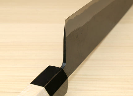 Yoshihiro High Carbon Blue Steel #2 Kurouchi Gyuto Japanese Multipurpose Knife with Kaede Handle