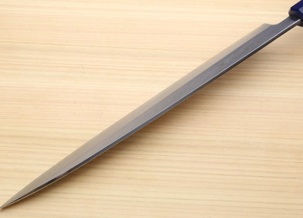 Yoshihiro Inox Stainless Steel Yanagi Sushi Sashimi Japanese Knife with Saya Cover - Handle Type A
