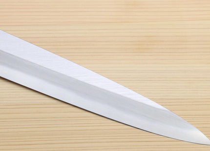 Yoshihiro Kasumi White Steel Yanagi Sushi Sashimi Japanese Knife Ebony Handle