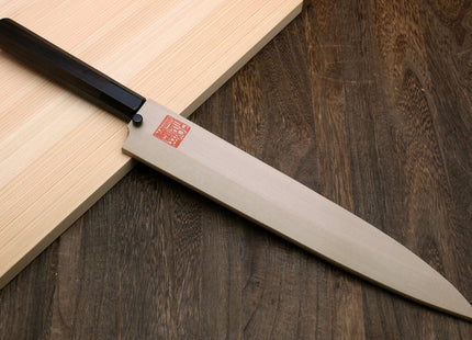 Yoshihiro Kasumi White Steel Yanagi Sushi Sashimi Japanese Knife Ebony Handle