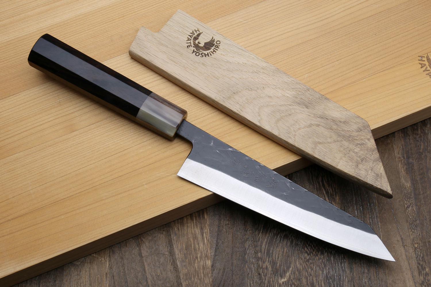 Yoshihiro Kurouchi Stainless Clad Nashiji High Performance SLD Petty-Kiritsuke Utility Knife