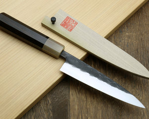 Yoshihiro Kurouchi Stainless Clad Nashiji High Performance SLD Petty Utility Knife
