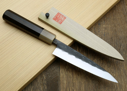 Yoshihiro Kurouchi Stainless Clad Nashiji High Performance SLD Petty Utility Knife