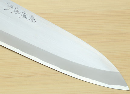 Yoshihiro Masashi Hongasumi White Steel Deba Fish Fillet Chef Knife with Ebony Handle