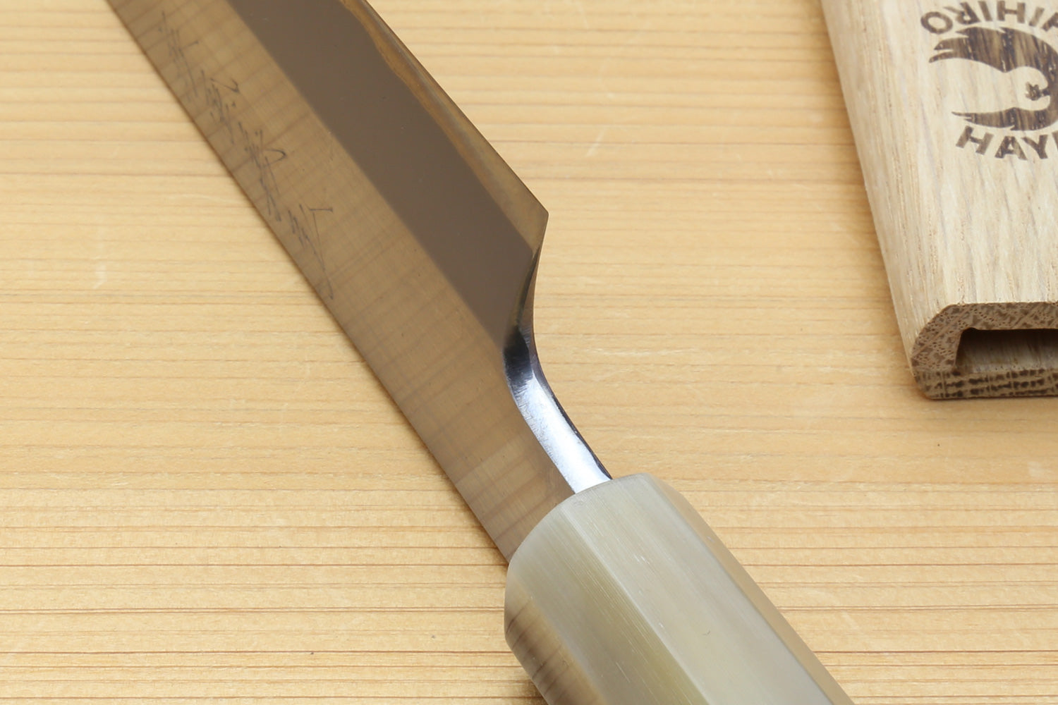 Yoshihiro Masashi Hongasumi White Steel Yanagi Sushi Sashimi Japanese Knife Ebony Handle