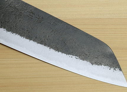 Yoshihiro Nashiji High Carbon White Steel #2 Japanese Bunka Chefs Knife with Cocobolo Wood Handle