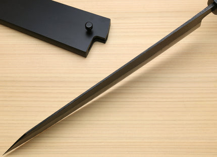 Yoshihiro Nashiji High Carbon White Steel #2 Sujihiki-Kiritsuke Japanese Slicer Knife with Cocobolo wood Handle