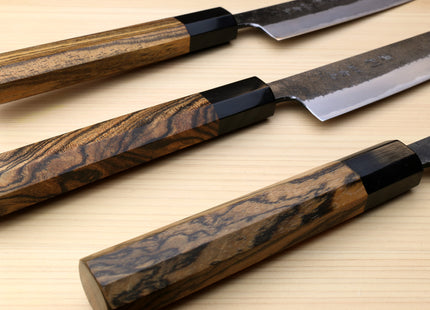 Yoshihiro Nashiji High Carbon White Steel #2 Sujihiki-Kiritsuke Japanese Slicer Knife with Cocobolo wood Handle